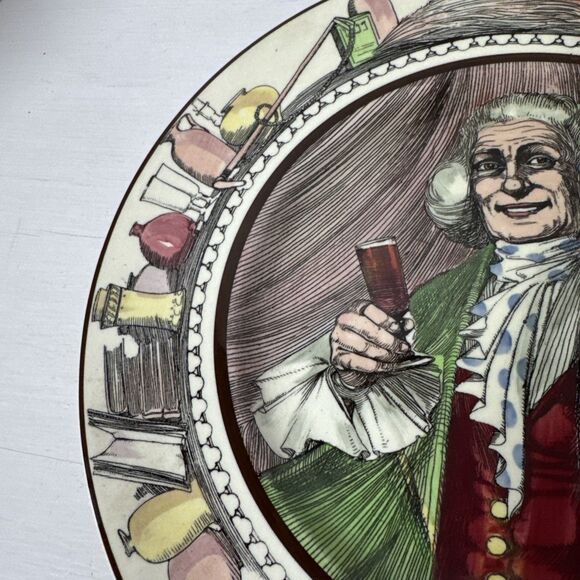 Royal Doulton Cabinet Plate The Squire Professionals Porcelain Vintage - Picture 5 of 10